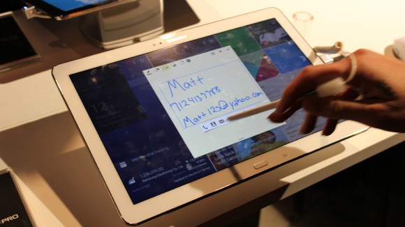Hands On Samsung Galaxy Note Pro at Forum 2014